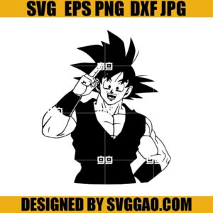Goku Dragon Ball Z SVG, Goku Manga SVG, Annime SVG
