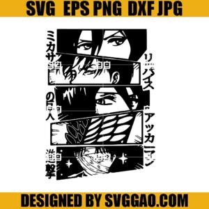 Anime Manga Character SVG, Anime Japanese SVG, Anime SVG