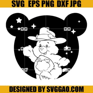Care Bears SVG, Mickey Head And Beasr SVG, Angry Bear SVG