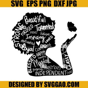 Black Woman SVG, Black Girl Magic SVG, Black Lives Matter SVG