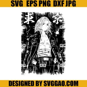 Anime SVG, Manjiro Sano SVG, Mikey Tokyo Revengers SVG