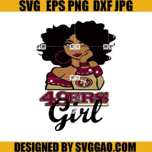 49ers Girl SVG, Sf 49ers SVG, San Francisco 49ers SVG