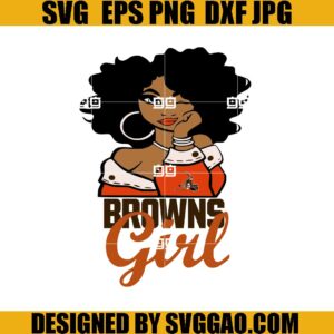 Browns Girl SVG, Browns Logo SVG, Nfl Girls SVG