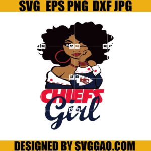 Kansas City Chiefs SVG, Kansas City Chiefs Girl SVG, Chiefs Girl SVG