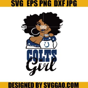 Colts Girl SVG, Indianapolis Colts SVG, Colts Logo SVG