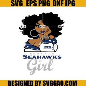 Seattle Seahawks Girl SVG, Nfl Girl SVG, Football Teams SVG