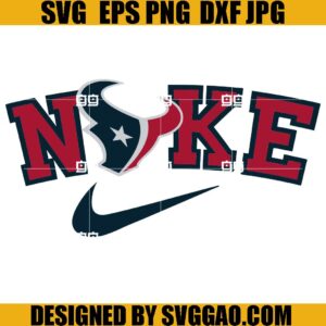 Houston Texans Swoosh SVG, NFL Houston Texans SVG, Nike Houston Texans SVG
