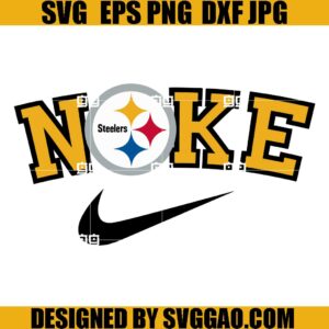 Pittsburgh Steelers Nike SVG, NFL Steelers Swoosh SVG, Pittsburgh Steelers NFL SVG