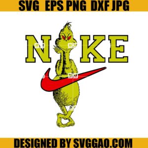 Grinchmas Nike SVG, The Grinch Nike SVG, Christmas SVG
