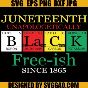 Juneteenth Free-ish Since 1865 SVG, Juneteenth SVG, Black History SVG