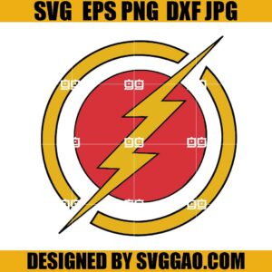 Flash Logo SVG, The Flash SVG, Superhero SVG