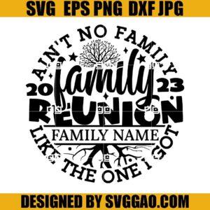 Family Reunion SVG, Aint No Family Like The One I Got SVG, Family SVG ...