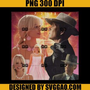 Barbenheimer 7-21-23 PNG, Barbenheimer PNG, Barbie Movie PNG