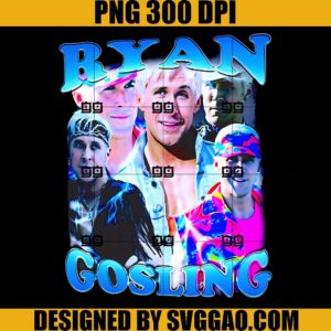 Ryan Gosling Barbie Vintage Style PNG, Barbie Moive PNG