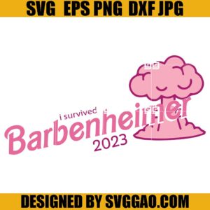 I Survived Barbenheimer 2023 SVG, Barbenheimer  SVG