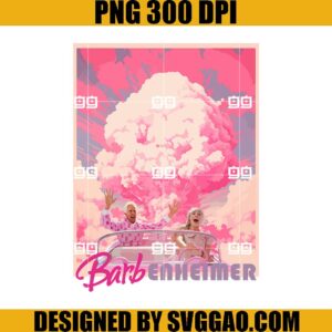 Barbie And Oppenheimer PNG, Barbie Movie PNG, Barbenheimer PNG