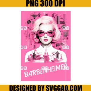 Barbie Oppenheimer PNG, I Survived Barbenheimer 2023 PNG, Barbenheimer Barbie PNG