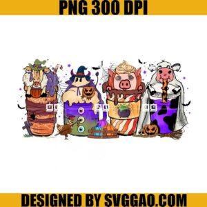 Farmers Halloween Coffee PNG, Drink Halloween Coffee PNG, Latte Halloween PNG