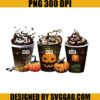 Halloween Coffee PNG, Latte Coffee Halloween PNG, Pumpkin Coffee PNG