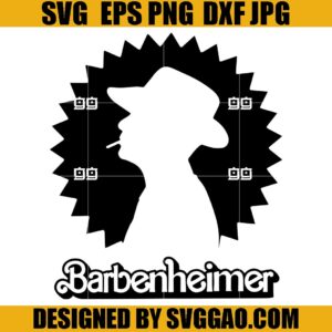 Oppenheimer SVG, Barbenheimer SVG, Barbenheimer Barbie Oppenheimer SVG