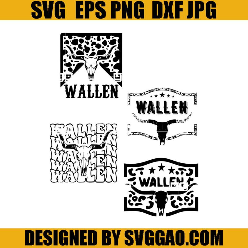 Wallen Leopard SVG Bundle, Wallen Last Night SVG, Wallen Western Music ...