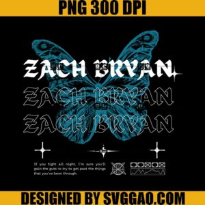 Zach Bryan Butterfly PNG, Zach Bryan PNG, Country Music Song PNG
