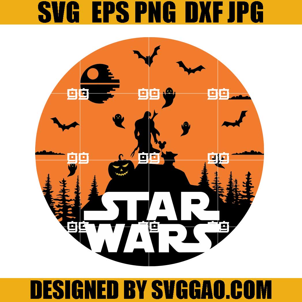 Star Wars Halloween SVG Disney Halloween SVG Disney Star Wars SVG