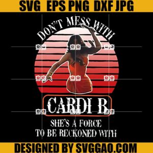 Don't Mess With Cardi B PNG, She’s A Force To Be Reckoned With PNG, Cardi B Throw Microphone At Fan PNG