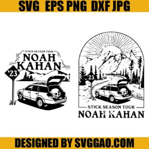Noah Kahan SVG Bundle, Albums Music Noah SVG, Noah Kahan Stick Season Tour SVG