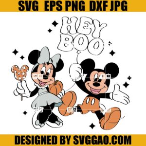 Hey Boo Mickey Halloween SVG, The Most Magical Place SVG