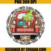 Christmas Truck With Leopard PNG, Christmas Truck PNG, Xmas Holiday Santa PNG