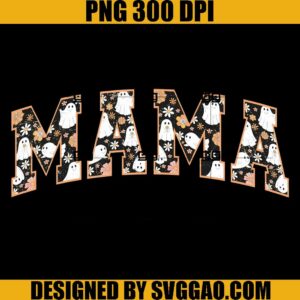 Retro Halloween Mama PNG, Retro Halloween PNG, Groovy Spooky Mama PNG