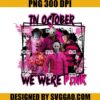 In October We Wear Pink PNG, Horror Character Wear Pink PNG, Breast Cancer Moive Horror PNG
