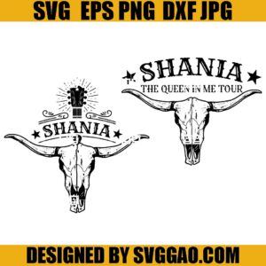 Shania Twain Bull Skull SVG Bundle, Lets Go Girls SVG, Country Music SVG