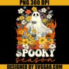 Groovy Spooky Season PNG, Cute Ghost Halloween PNG, Vintage Flower Boo PNG 1 Groovy Spooky Season PNG, Cute Ghost Halloween PNG, Vintage Flower Boo PNG
