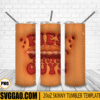 Pumpkin Everything 3D Puff 20oz Tumbler Wrap PNG File, Tis The Season Tumbler Template PNG