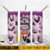 Sanderson Sister Brewing Co 3D Puff 20oz Tumbler Wrap PNG Sanderson Sister Hocus Pocus Tumbler Template PNG