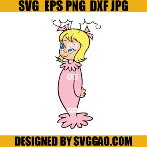 Merry Christmas Cindy Lou Who SVG, Cindy Lou Who SVG