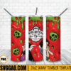 Evil Queen 3D Puff 20oz Tumbler Wrap PNG File, Snow White And Evil Queen Tumbler Template PNG