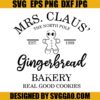 Mrs Claus Gingerbread Bakery SVG, Christmas SVG, Gingerbread SVG