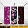 Sorta Sweet Sorta Spooky 20oz Skinny Tumbler Template PNG,Sorta Sweet Sorta Spooky Scream Tumbler Template PNG File Digital