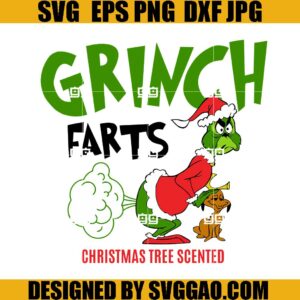 The Grinch Candle SVG, Grinch Farts SVG, Scented Soy Candles SVG, Stocking Stuffer SVG