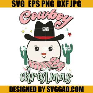 Cowboy Christmas SVG, Western Christmas SVG, Howdy Christmas SVG