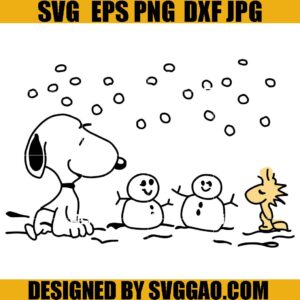 Snoopy Christmas SVG, Dog Christmas SVG, Winter Clothes Snoopy SVG