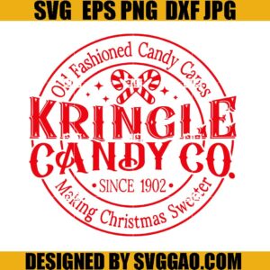 Kringle Candy Co SVG, Making Christmas Sweater SVG, Candy Christmas SVG