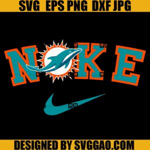 Nike Miami Dolphins SVG, NFL Miami Dolphins SVG, Miami Dolphins NFL SVG