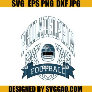 Retro Helmet Philadelphia Football SVG, Philadelphia Football SVG