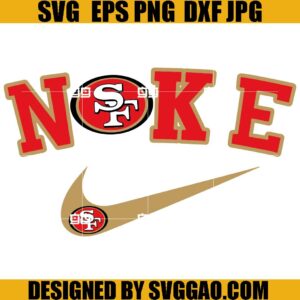 Nike Logo San Francisco 49ers SVG, San Francisco 49ers SVG