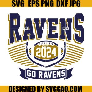 Retro Ravens SVG, Ravens SVG, Go Ravens 2024 SVG