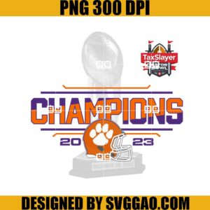 Clemson Taxslayer Gator Champion PNG, Clemson Tigers Football PNG, NCAA PNG